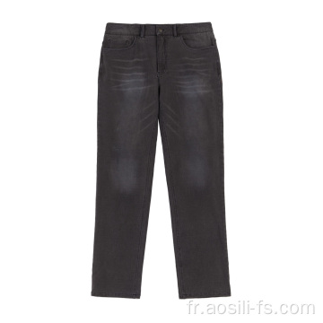 Jeans en tricot de coton pour hommes